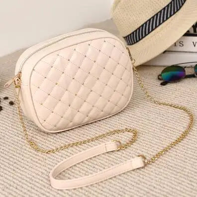 Rivet Chain Strap Crossbody Bags For Women