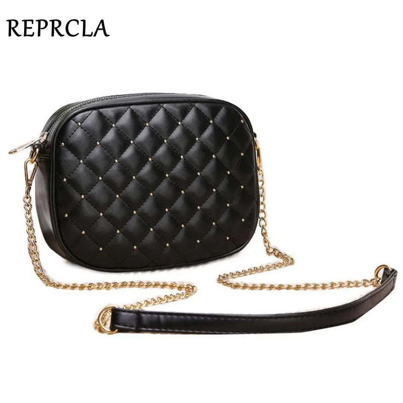 Rivet Chain Strap Crossbody Bags For Women