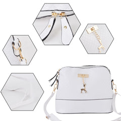 Mini Shell Shape Messenger Bag with Deer Toy