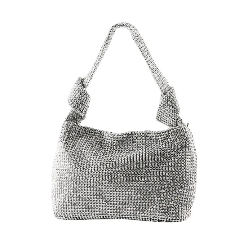 Rhinestone Decoration Women's Evening Party Handbag
