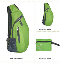 Unisex Nylon Chest Sling Pack Outdoor Travel Handbag