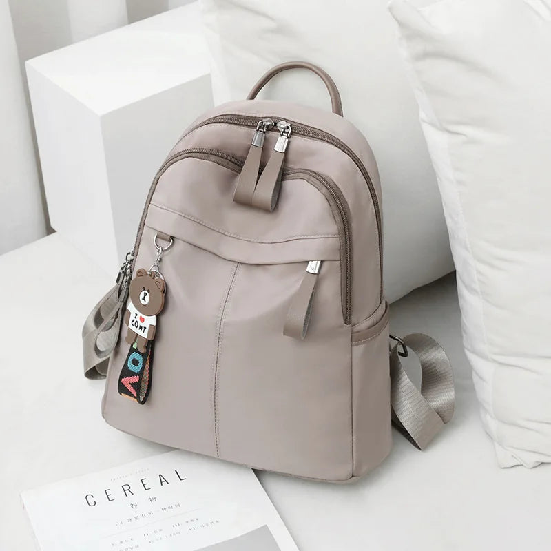 Women's Oxford Cloth Large Capacity Schoolbag Backpack