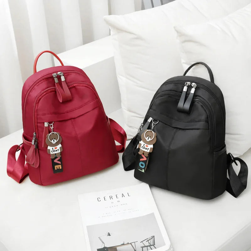 Women's Oxford Cloth Large Capacity Schoolbag Backpack