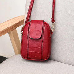 Women's One Shoulder Crossbody Phone Bag Vertical Mini Bag