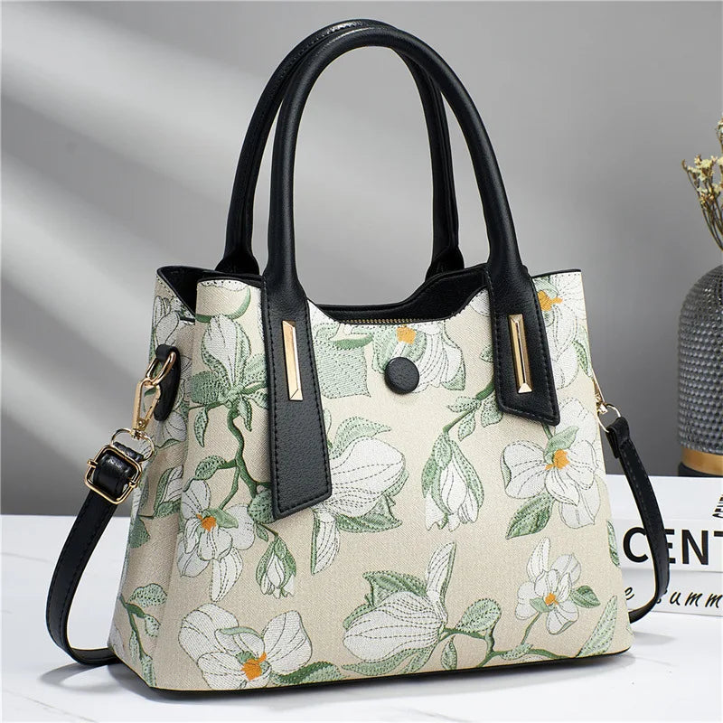 Printed Women's Handbags Large Capacity Messenger Bags