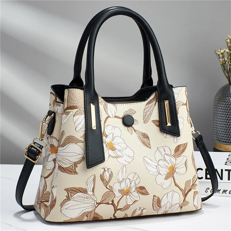 Printed Women's Handbags Large Capacity Messenger Bags