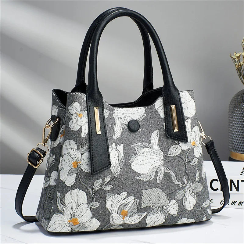 Printed Women's Handbags Large Capacity Messenger Bags