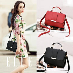 Women PU Leather Handbag Small Shoulder Crossbody Flap Bag