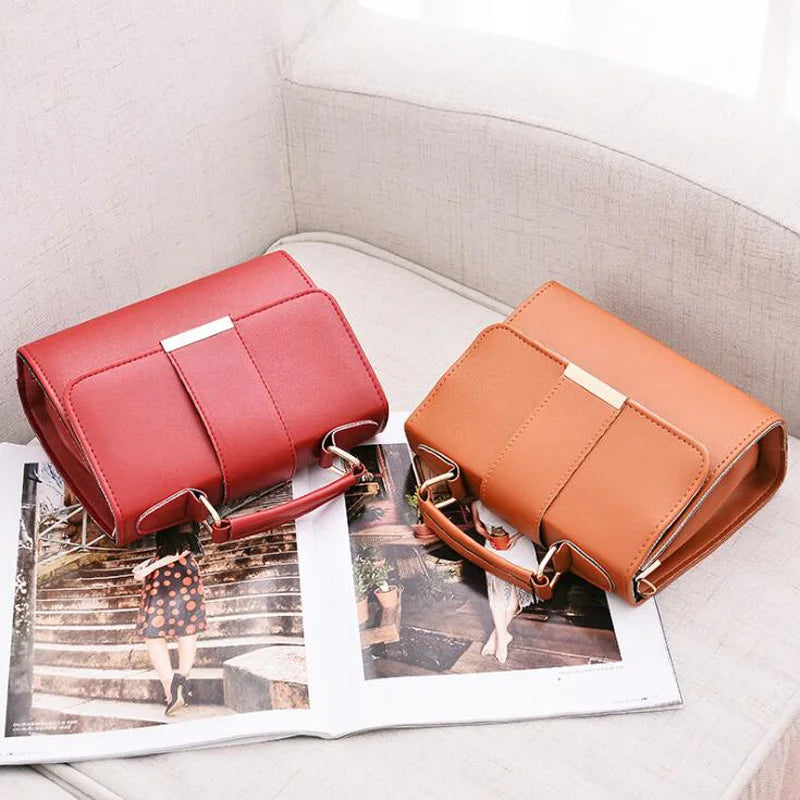 Women PU Leather Handbag Small Shoulder Crossbody Flap Bag