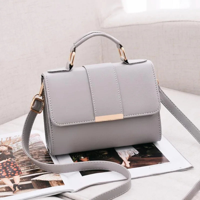 Women PU Leather Handbag Small Shoulder Crossbody Flap Bag