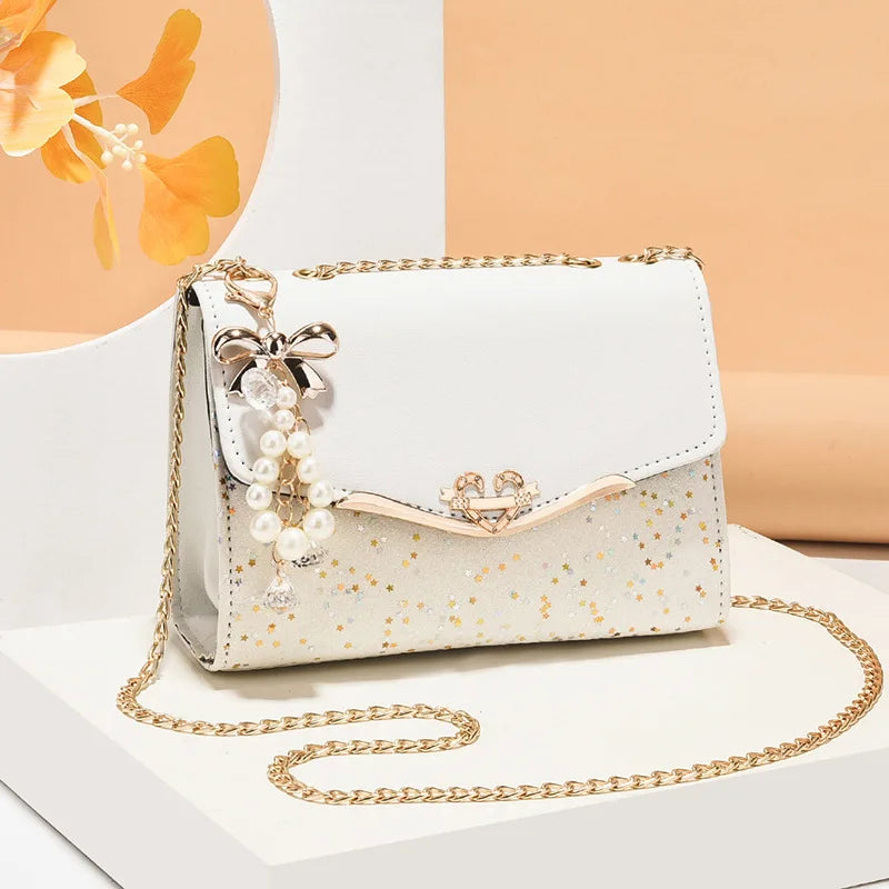 Summer Texture Chain Bag Women Shoulder Messenger Bag