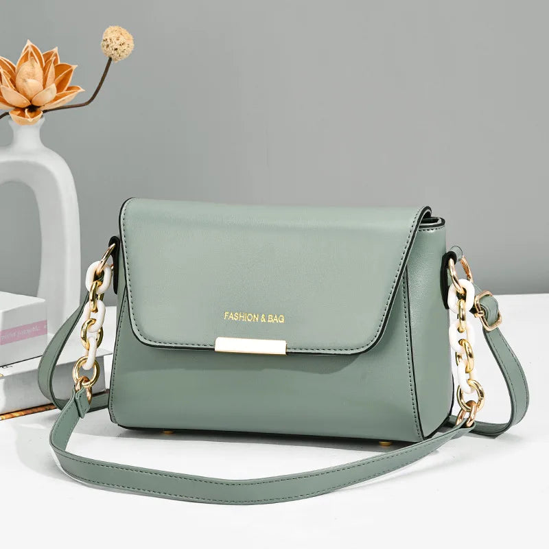 Small Bag Women's Foreign Style Spring Texture One Shoulder Messenger Underarm B
