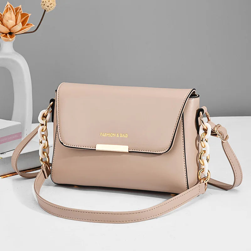 Small Bag Women's Foreign Style Spring Texture One Shoulder Messenger Underarm B