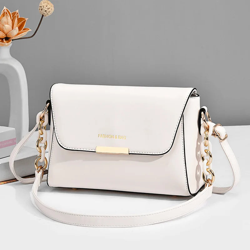 Small Bag Women's Foreign Style Spring Texture One Shoulder Messenger Underarm B
