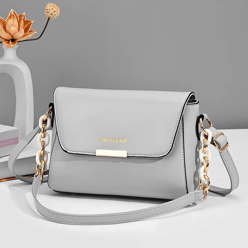 Small Bag Women's Foreign Style Spring Texture One Shoulder Messenger Underarm B