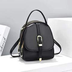 Soft Leather Women's Small Backpack Shoulder Bag