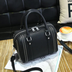 Autumn Pillow Bag Messenger Shoulder Rivets Women Handbag