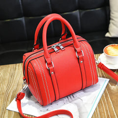 Autumn Pillow Bag Messenger Shoulder Rivets Women Handbag