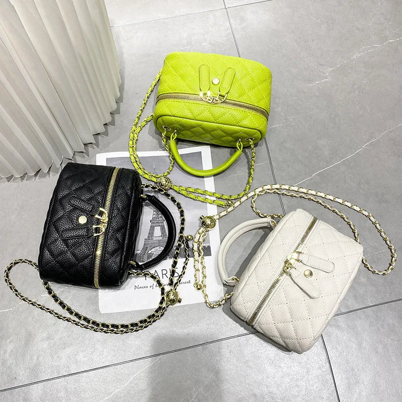 Rhombus Chain Box Mini Bag Shoulder Handbag