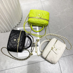 Rhombus Chain Box Mini Bag Shoulder Handbag