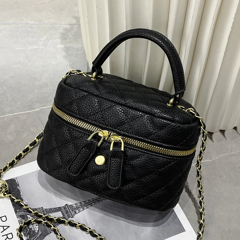 Rhombus Chain Box Mini Bag Shoulder Handbag