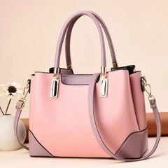 Spring Contrast Women's Large-capacity Handbag