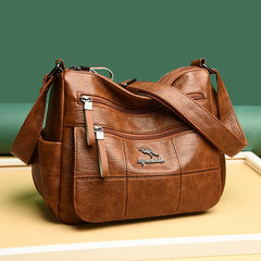 Soft Leather Crossbody Bag for Women Casual Shoulder Bag Ladies Bolsos