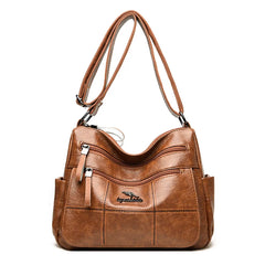 Soft Leather Crossbody Bag for Women Casual Shoulder Bag Ladies Bolsos