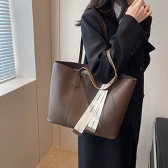 Large Capacity Women Shoulder Bag Pu Leather Tote Bag