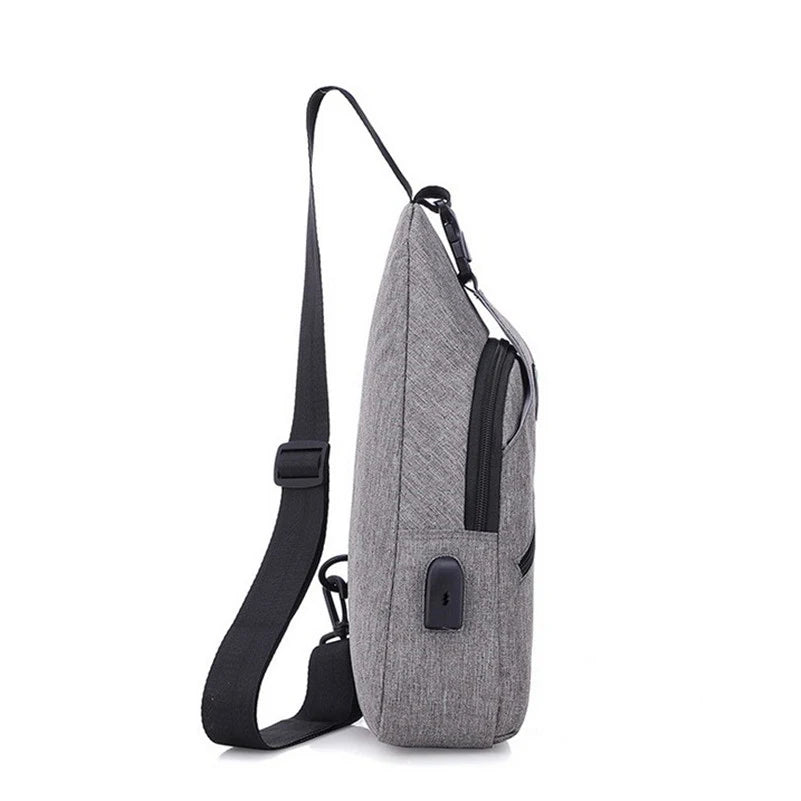 Men Chest Bag European American Crossbody Small Bag