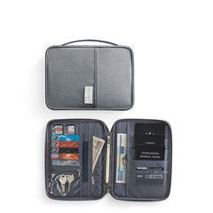 Waterproof Family Passport Holder Organizer - Purple