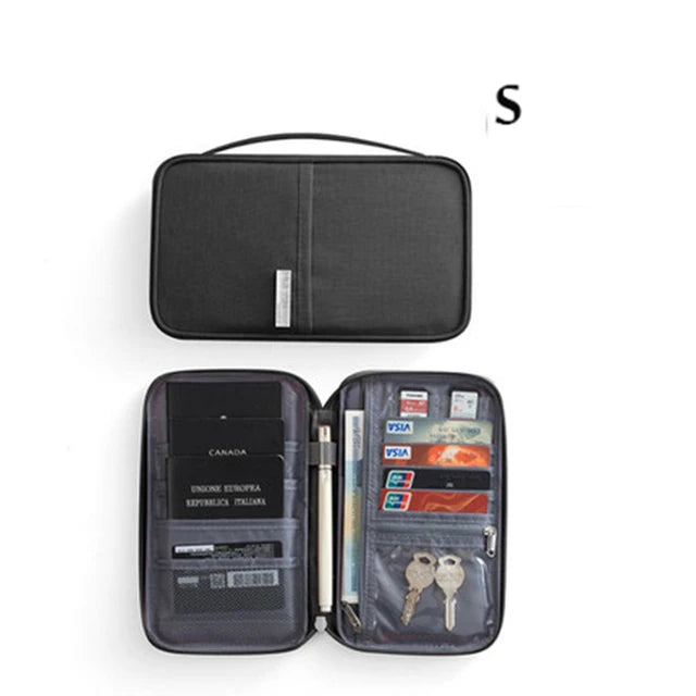 Waterproof Passport Holder Organizer for Family Travel