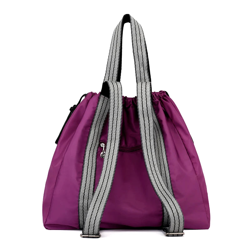 Waterproof Women Handbags Double Shoulder Bag Large Capacity Crossbody Messenger