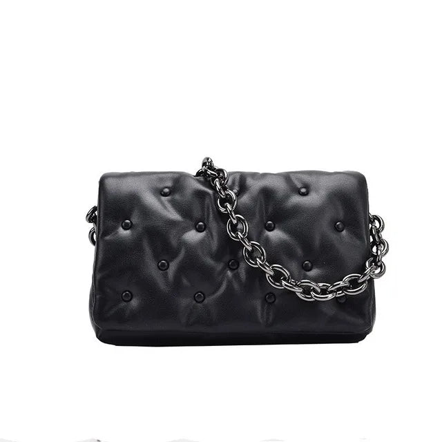 Women's Denim Chain Shoulder Bag|Clutch Purse|Hobo Bag