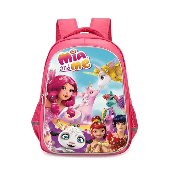 Girls Backpack Cartoon Anime Schoolbag Kindergarten Primary School Children Moch