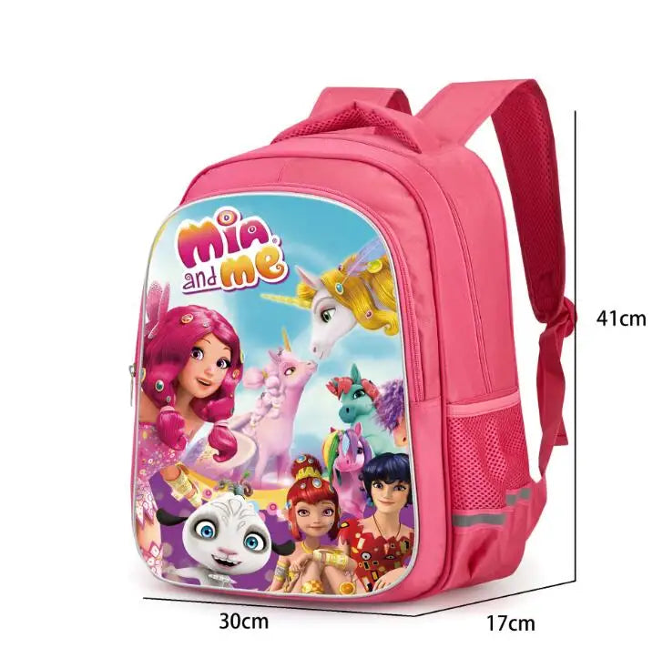 Girls Backpack Cartoon Anime Schoolbag Kindergarten Primary School Children Moch