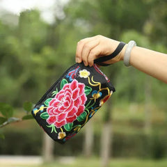 National Embroidery Mini Women Shopping Handbags