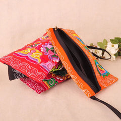 Embroidery Phone Carrybag Small Handbag Holder