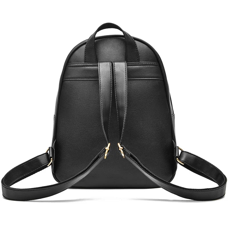Three-Piece Bow Backpack with Large Capacity