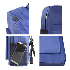 Starry Sky School Bag for Teens, Oxford Cloth Backpack for Boys and Girls
