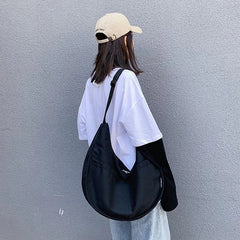 Hot Canvas Bag Casual Shoulder Bag Crossbody Bags For Women Dumplings Bag