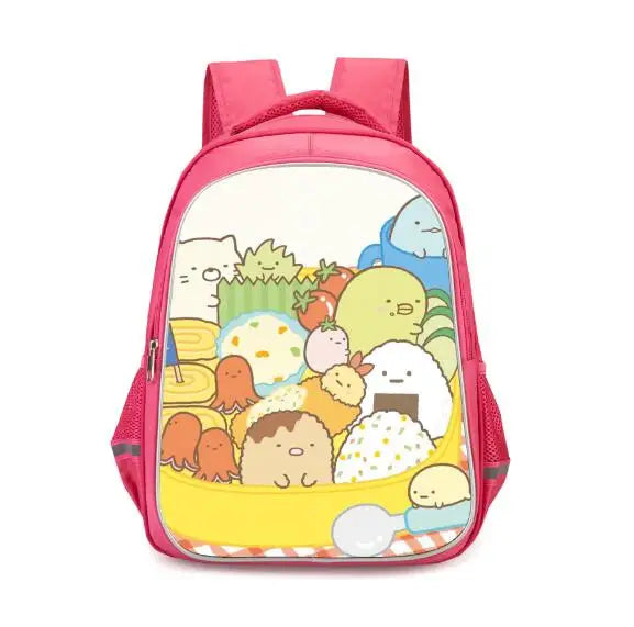 Girls Cartoon Anime Schoolbag Elementary School Backpack