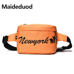 Unisex Lattice Checkerboard Waist Bag