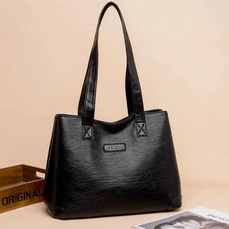 Large Women's Shoulder Bag PU Leather Wild Bags Sac a Main Femme