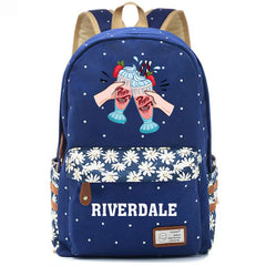 Cartoon Printing Student Schoolbag Floral Backpack
