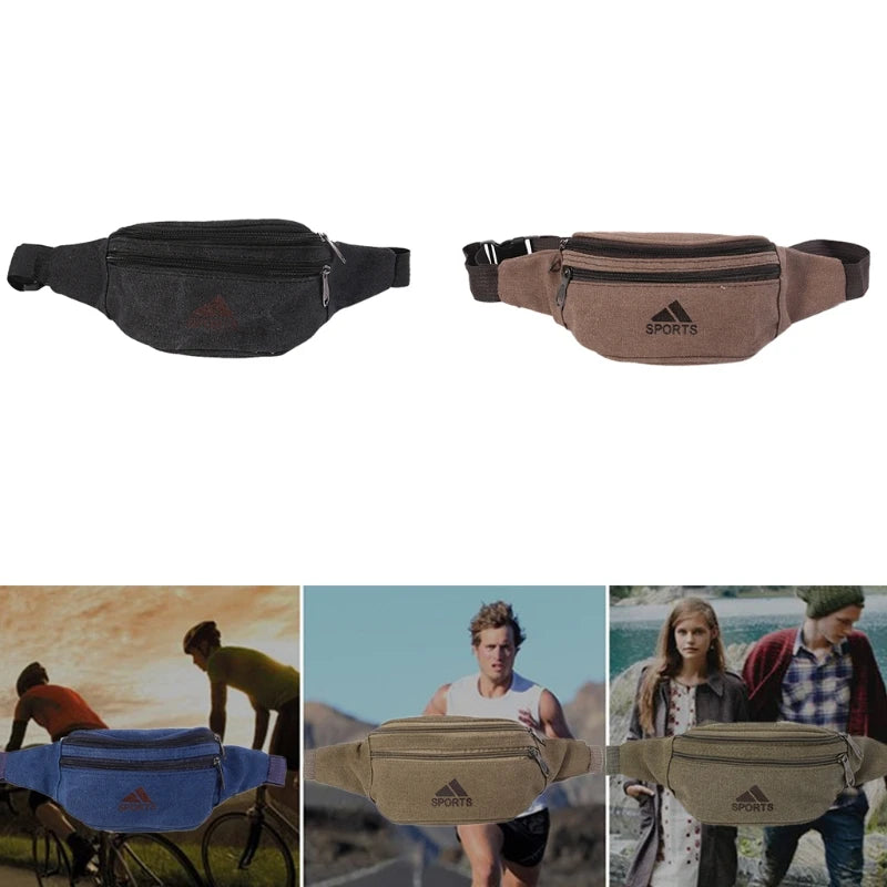Durable Men Fanny Waist Pack Belt Hip Bum Military Waist Bags
