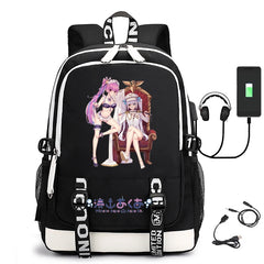 USB Large-Capacity Youth Schoolbag Minato Aqua Backpack