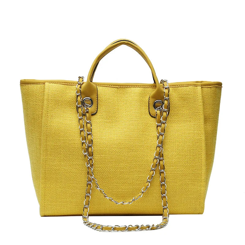 Hot Handbags chains Shoulder Bags Ladies cotton fabric women messenger bags
