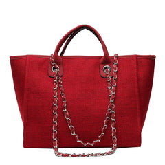 Hot Handbags chains Shoulder Bags Ladies cotton fabric women messenger bags