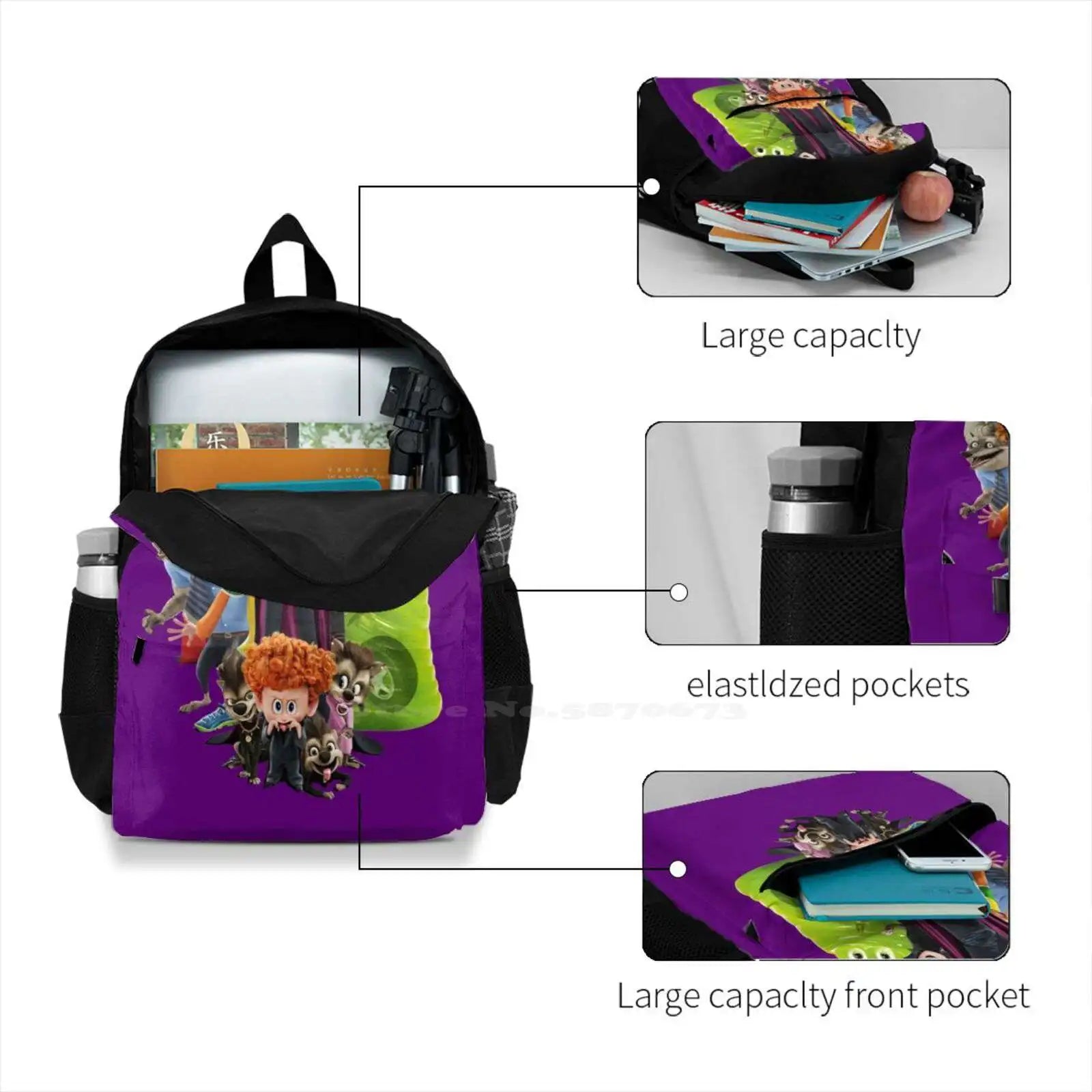 Hotel Horror Travel Laptop Backpack
